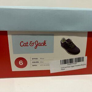 Cat & Jack Boys West Lace Up Jogger Sneakers Shoe Blue - Size # 6  NWT!!